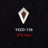 1440 Glas Diamanten mit flachem Boden Gold Champagner Speziell geformte Nageldiamanten DIY Tragematerial für Nägel Nagel Speziell geformte Diamanten Zubehör