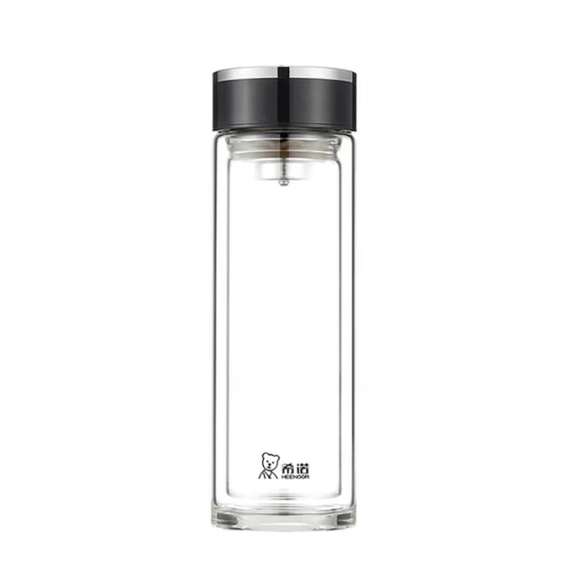 Xinuo Double-Layer Portable Glass Tea Infuser Cup