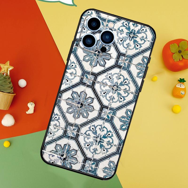 Portugiesische Azulejos Handyhülle Für iPhone 17 Pro Max 16 15 14 12 11 13 Pro Max Plus 12 13 Mini 16e 17 Air Cover