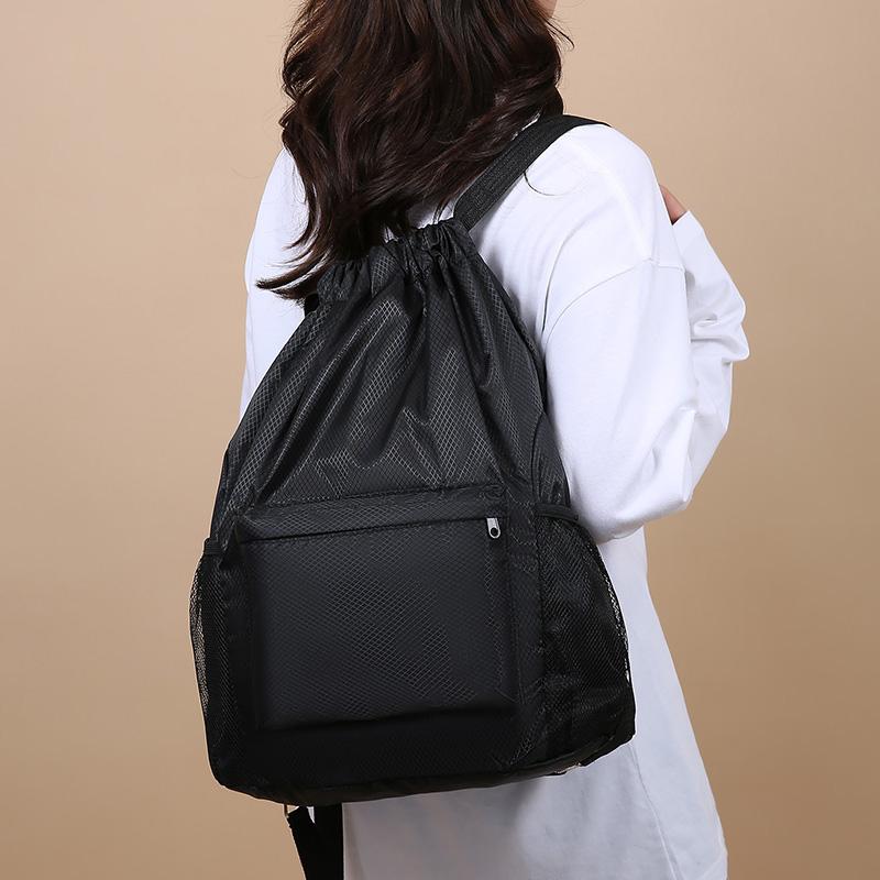 Rucsac sport ușor, impermeabil, cu șnur, pentru sală, baschet și călătorii, unisex