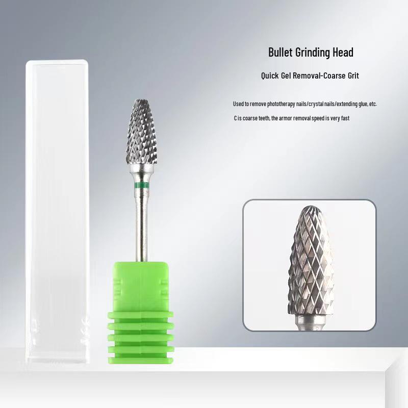 Nail Art Tungsten Steel Drill Bit for Cuticle Removal & Pre-treatment Gel Polish