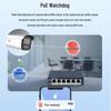 HIKVISION 6-Port Gigabit PoE Managed Netzwerk-Switch mit APP-Fernverwaltung