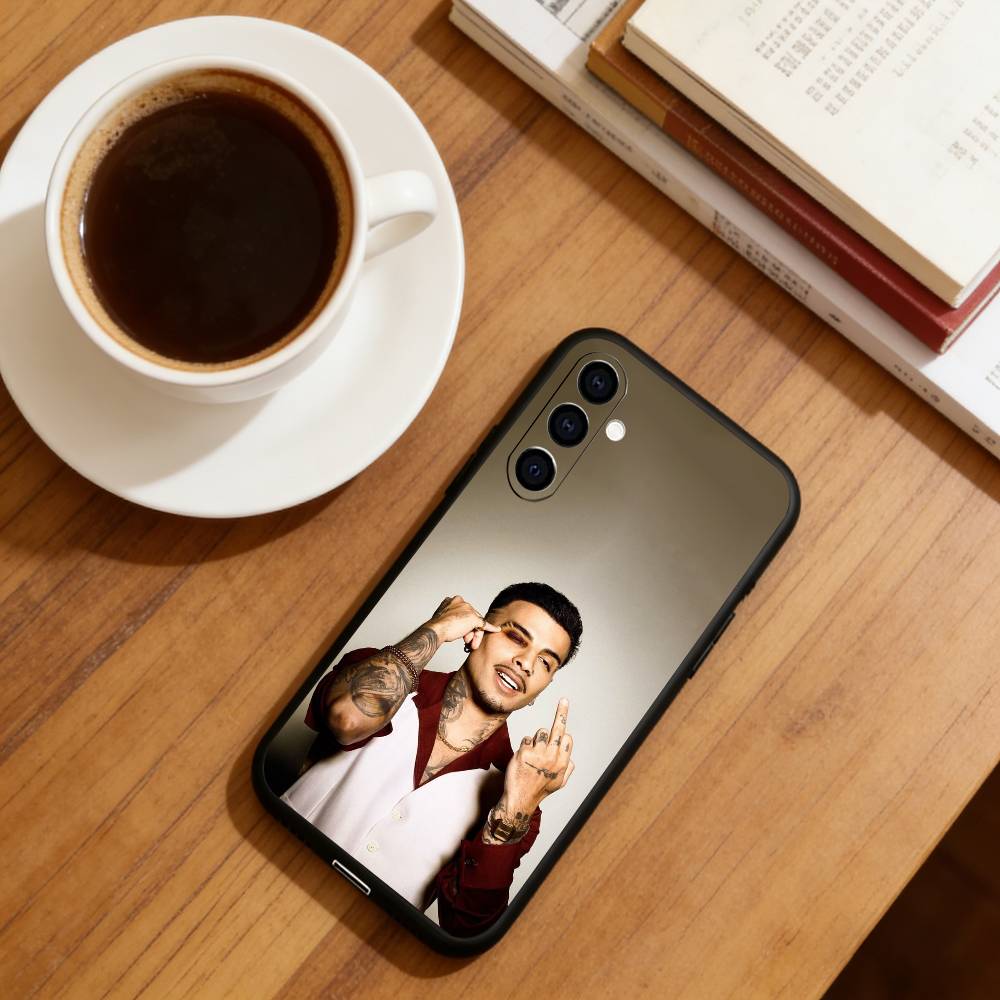 Singer R-Rauw Alejandro Phone Case For Samsung Galaxy A73,A72,A71,A70,A53,A52,A51,Others Soft Black Cover