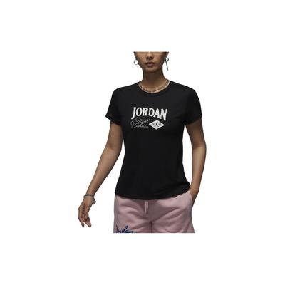 Letter Print Crew Neck Pullover Casual Short Sleeve T-Shirt Women Tops Black FN5724010