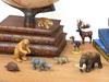 COLORATA 3D Encyclopedia Extinct Animals (Cenozoic) – Real Figure Box, 8 Figures + Multilingual Guide