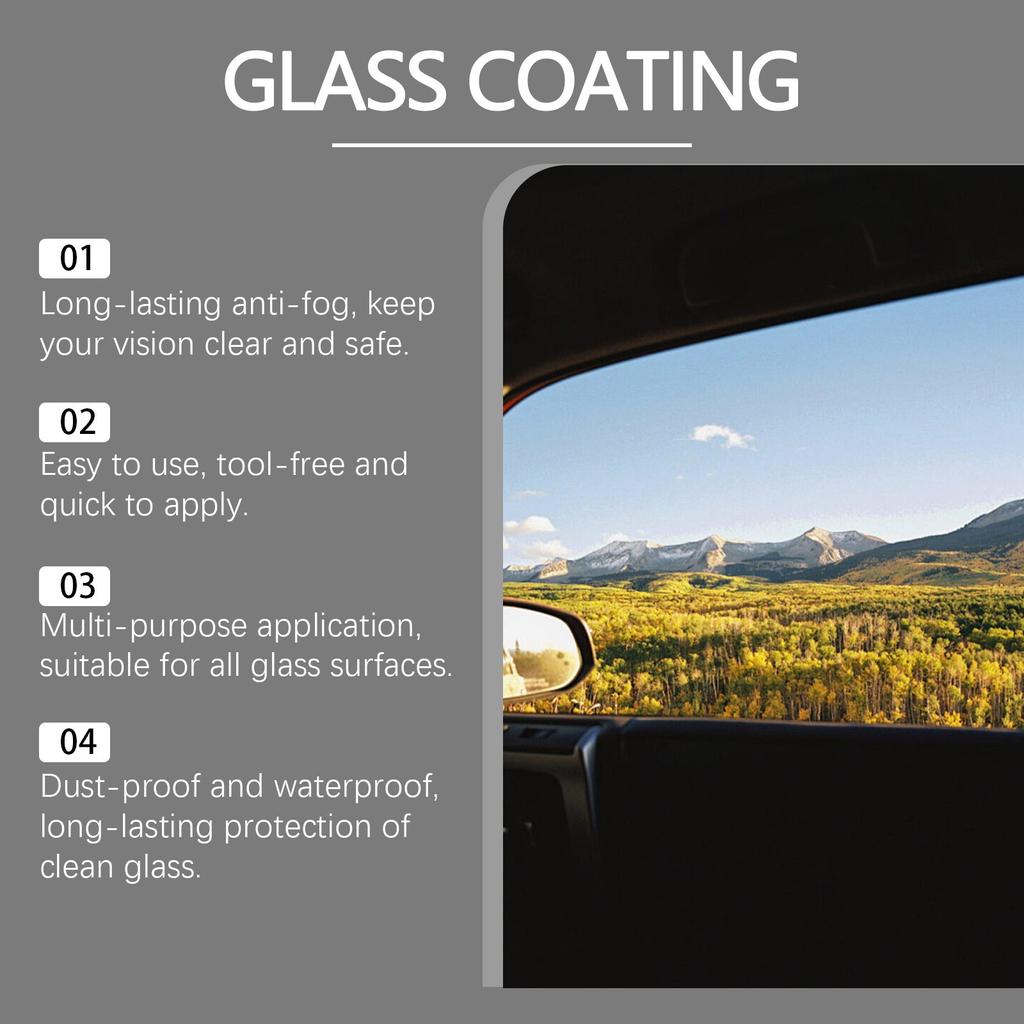 Car Windshield Coating Agent Windshield Stain Removal And Rainproof Cleaning Car Coating Agent 70ml