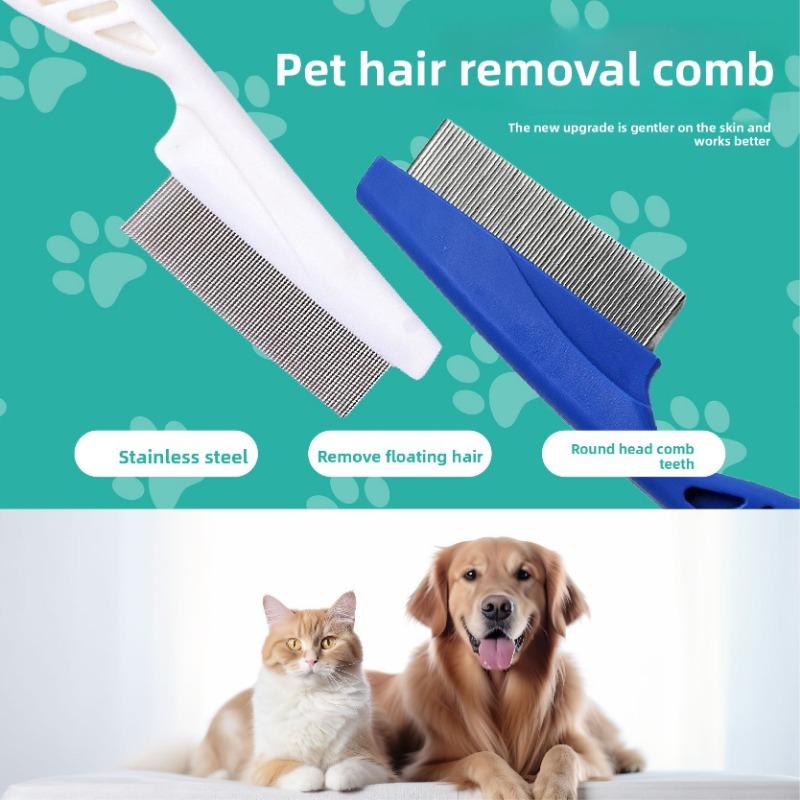 Pet Flea Removal Comb, Dog and Cat Comb, Flea Comb, Grooming Comb, Depilation Pet Comb, Pet Close-toothed Depilation Comb