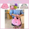Entzückende Plüschmonster-Schultertasche für Mädchen, weich und leicht, Handtasche für Kinder