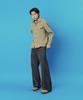 Nontaib Comfy Nylon 2Pk Shirts (Khaki)