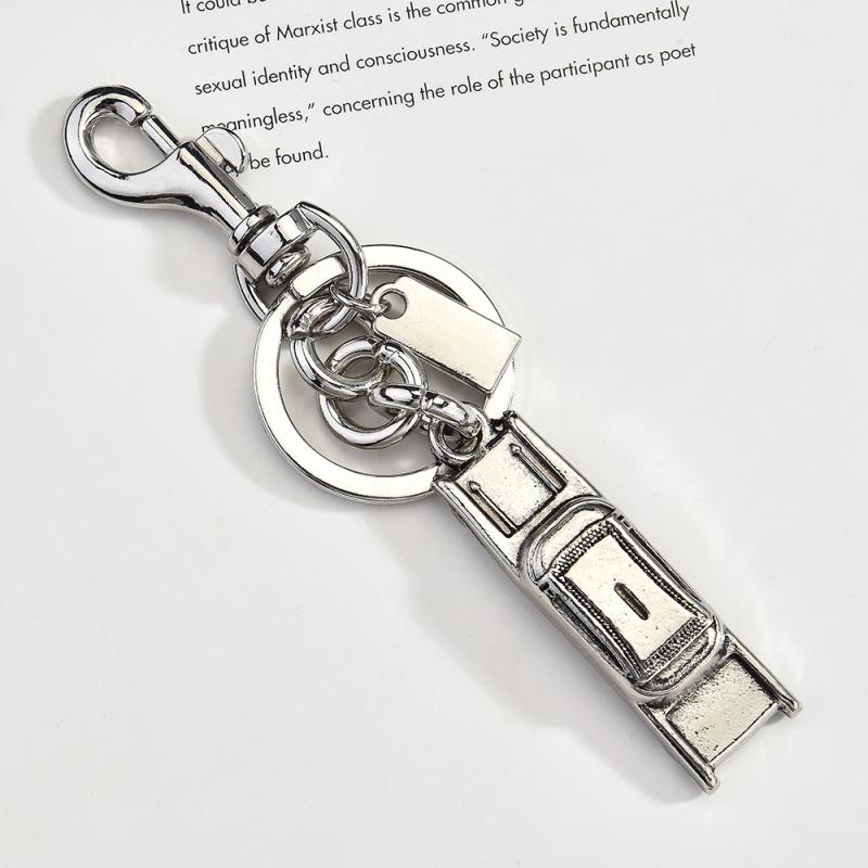 Fashionable Fruits Construction Tower Car Keychain For Women Girls High-End Backpack Decoration Exquisite Accessories Gifts