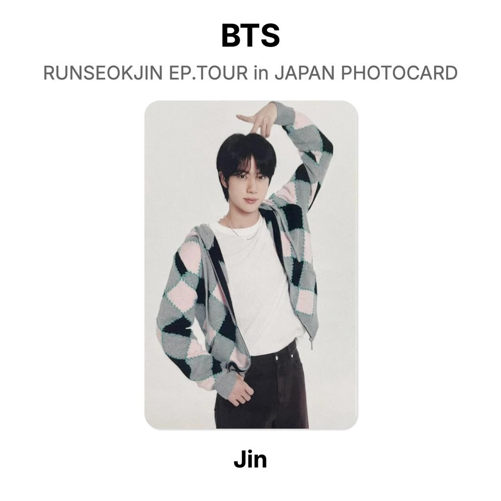 BTS RUNSEOKJIN EP.TOUR in GIAPPONE PHOTOCARD Fotocard Ufficiale