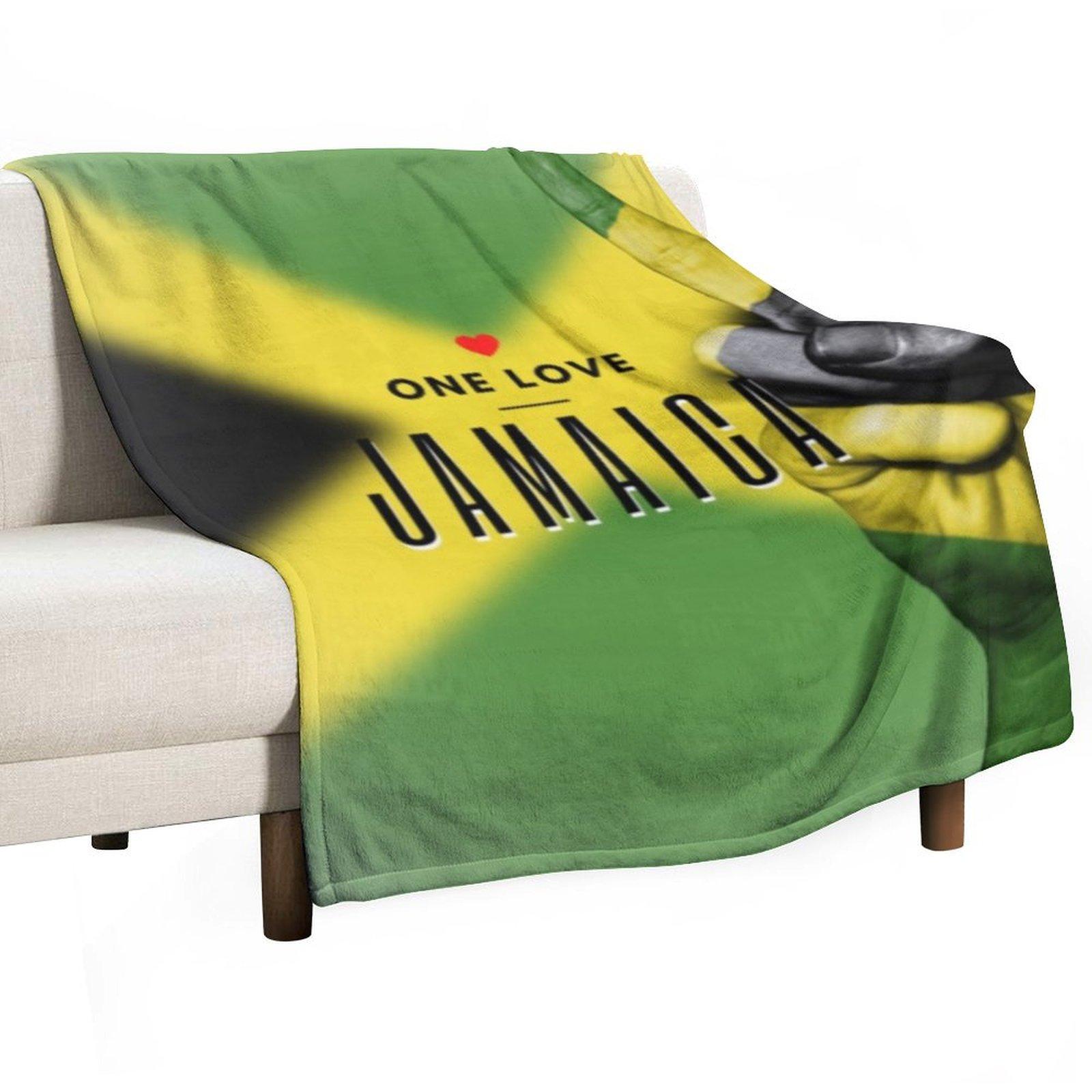 

Плед One Love Jamaica Пледы для диванов Односпальный теплый зимний Милые пледы 30x40in