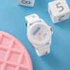 FILA 6113 Series Quartz Watch Silicone Strap White Dial 30M Water Resistant Sport Trend Couple Watch Women watches FLM38-6113-025