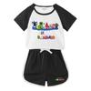 2025 Kids Summer Clothing Set: Boys & Girls T-Shirt and Shorts Casual Sports Two-Piece
