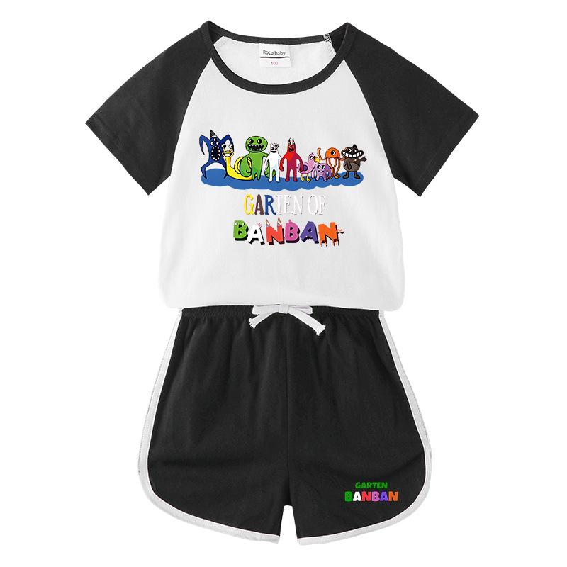 2025 Kids Summer Clothing Set: Boys & Girls T-Shirt and Shorts Casual Sports Two-Piece