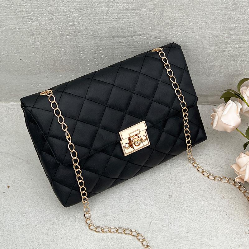 Women's Embroidered Square Buckle Bag 2023 Fashion Shoulder Bag