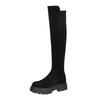 Uncle's same suede over-knee boots elastic thin boots long boots women's 2025 new long boots thick-soled high boots