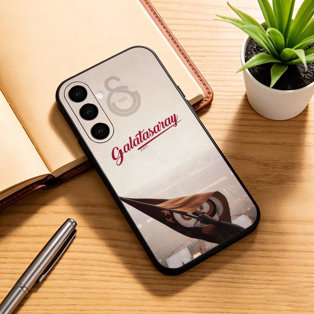 G-Galatasaray-y SK Handyhülle Schwarzes Silikon Weich Für Samsung Galaxy A73,A72,A71,A70,A53,A52,A51