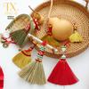 2026 Auspicious Flower Bouquet Broom Ornament for Chinese New Year DIY Decoration