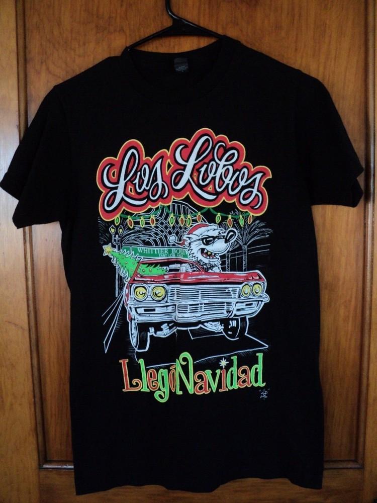 Vintage Style Los Lobos Llegó Navidad Shirt Unisex Concert S-5XL B077 Unisex T-Shirt XXXL