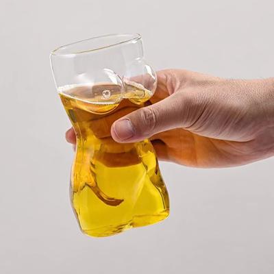 Einzigartiger Bierbecher Lustiges Weinglas Whisky Wodka S Gläser Kreatives Bar Cocktailglas Körperform Tasse Kaffee Saft Tasse