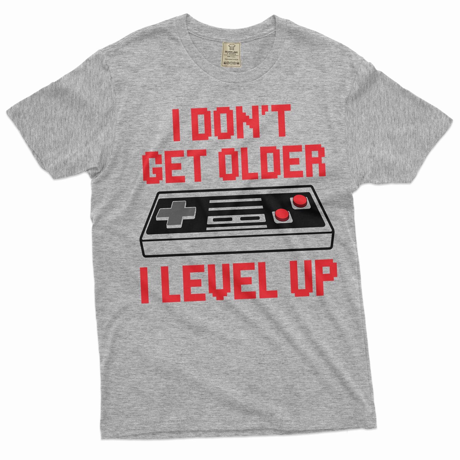 Men s Funny gamer T-Shirt Mens Womens Tees Top I don t get older tee Gaming Gamer gift ideas for him M