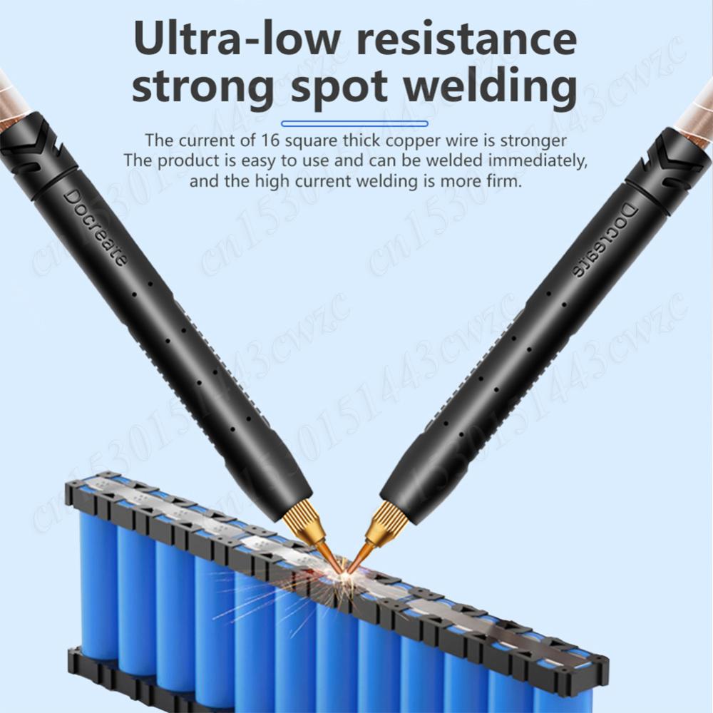 DIY Spot Welding Pen Removable Welding Pin Welder Attachment Pen Welding Needle for 18650 Battery Handheld Spot Welding Machine