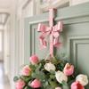 Bowknot Shape Door Storage Hook No Drilling Hanging Organizer Hook Over The Door Hooks  Dorm Room