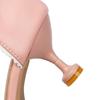 New Sandals Niche Design Bow One-word Buckle High Heels Fairy Fairy Single Shoes