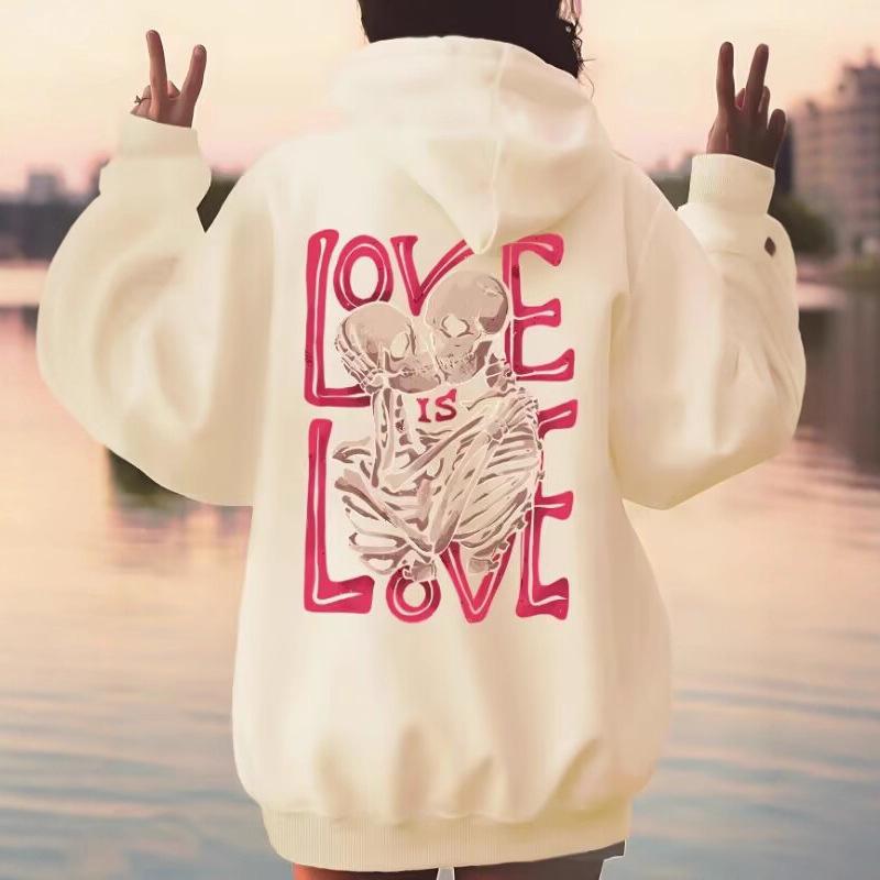 2025 European LOVE Skull Hoodie - Autumn Fashion Sportswear