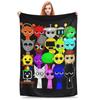 Sprunki Incredibox For Kids Blankets Warm Flannel Sofa Throw Blanket for Home Bedroom Office Throws Bedspread Quilt