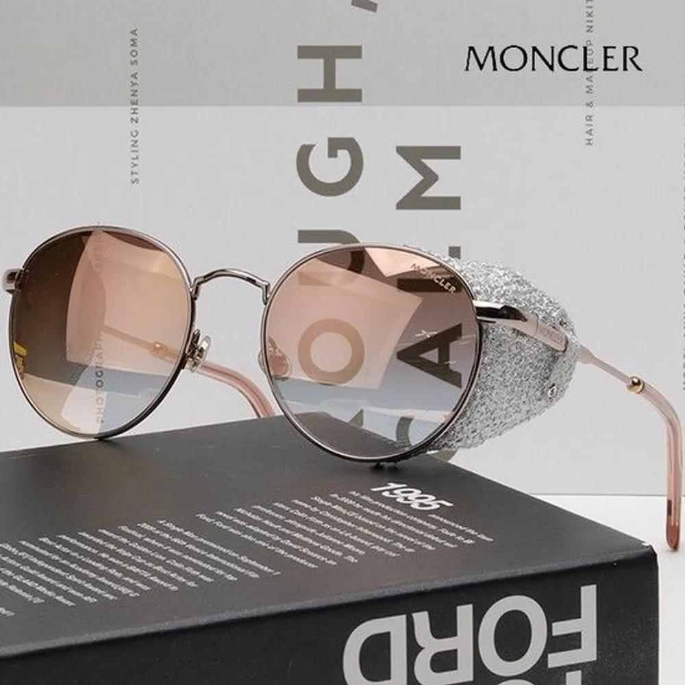 Sunglasses ML0182 34T Mirror Leather Strap Round Metal