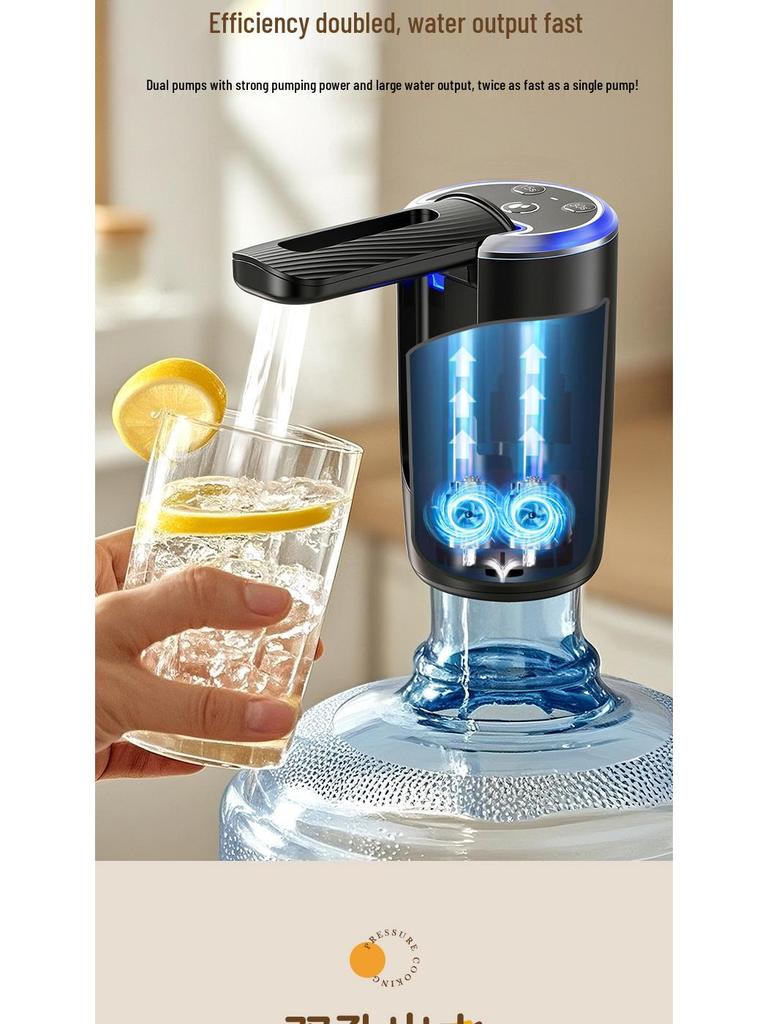 Double Pump High-Output Electric Bottled Water Dispenser for Home Use