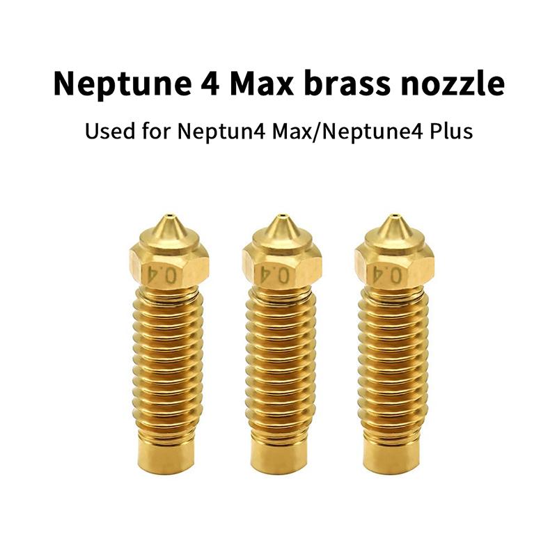 Für Elegoo Neptune 4 Plus Düse Messing Gehärteter Stahl 0,2 0,4 0,6 0,8 1,0 mm 3D-Druckerdüsen für Elegoo Neptune 4 Max Düsen