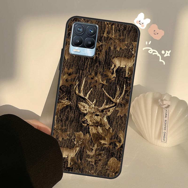 Deer Hunting Camo For Realme GT Neo 2 3 Master 9i 8i 8 9 Pro Plus Cover For OnePlus 10 Pro 9 9R Nord2 Case