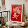 Handmade DIY Pearl Painting Koi Fish Theme Bedroom Living Room Frameless Diy Handmade Sticky Diamond Creative Canvas Painting