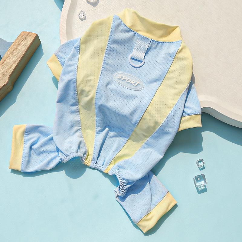 Spring and Summer Dog Products Cat Ice Silk Cat Vest Small and Medium Dogs Going Out Sunscreen