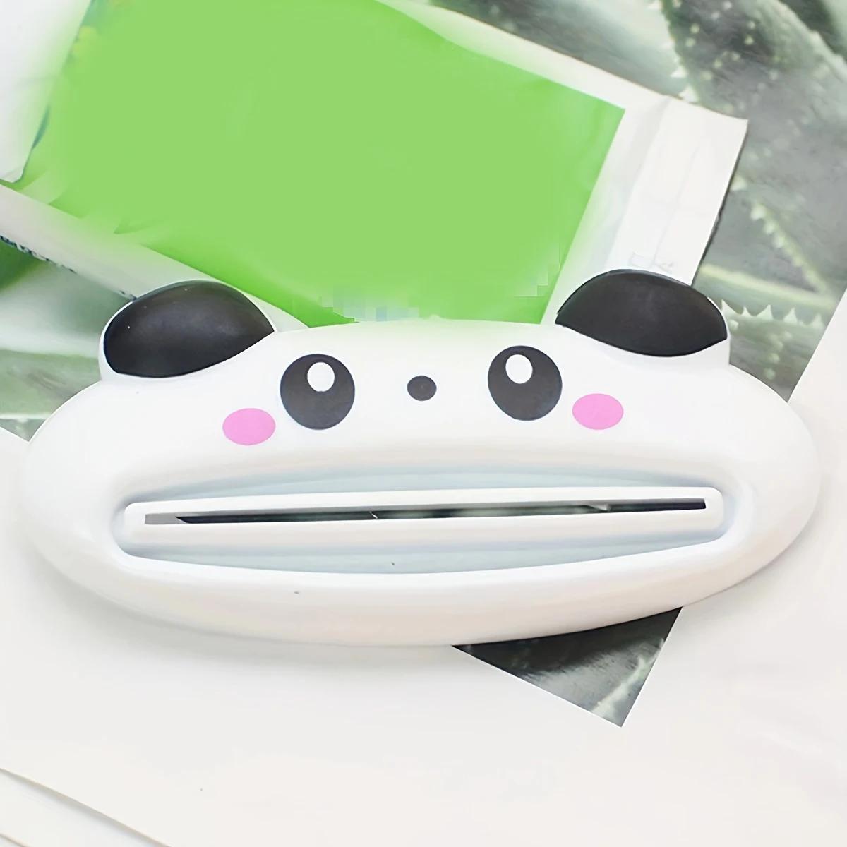 

Милый мультяшный роликовый дозатор зубной пасты, держатель для очищающего средства для лица, держатель для зубной пасты, тюбик, аксессуары для ванной комнаты