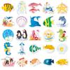 50 Ocean Series Cute Animal Stickers - Waterproof & Colorful for Phone Cases & Luggage