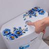 Self-Adhesive Painted Embossed Floral Stickers For Toilet Bathroom Bedroom Decoration