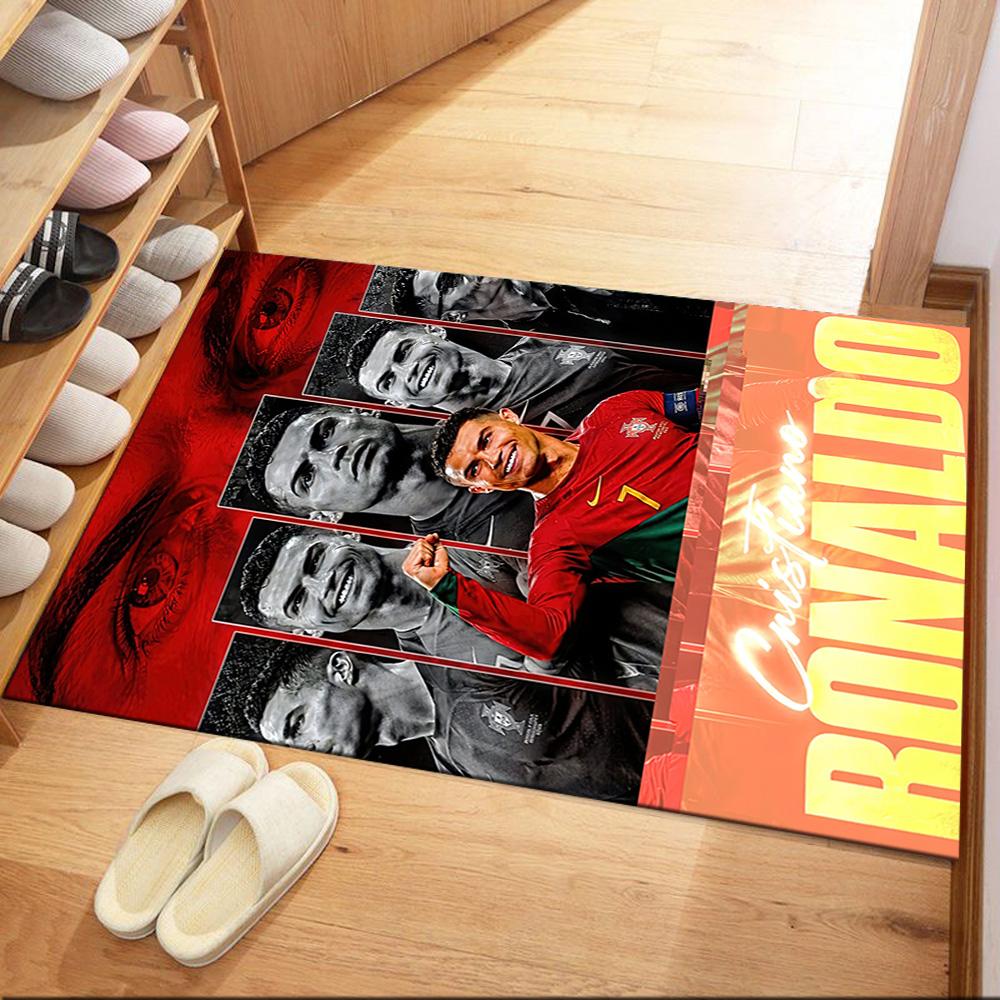Cristiano Ronaldo Area Rug Perfect For Outdoor Playrooms Dining Room Living Rooms Antislip Carpet Anime Office Decor Birthdaychristmas Gift