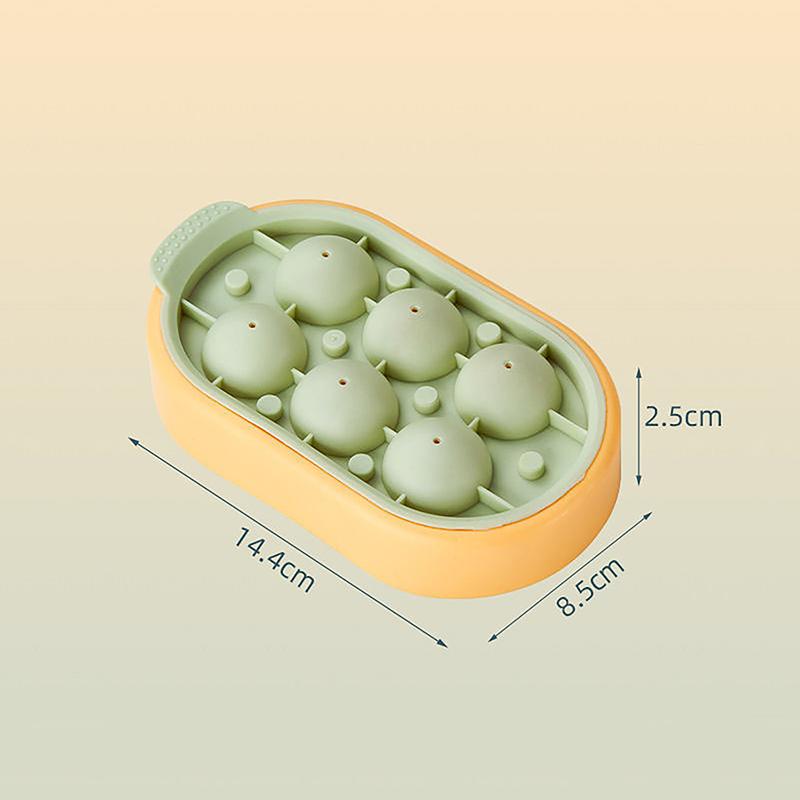 1Pc Silicone Ice Lattice Frozen Ice Cube Artifact Ice Making Mold Household Ice Tray With Lid Easy To Demould Ice Cube Mold