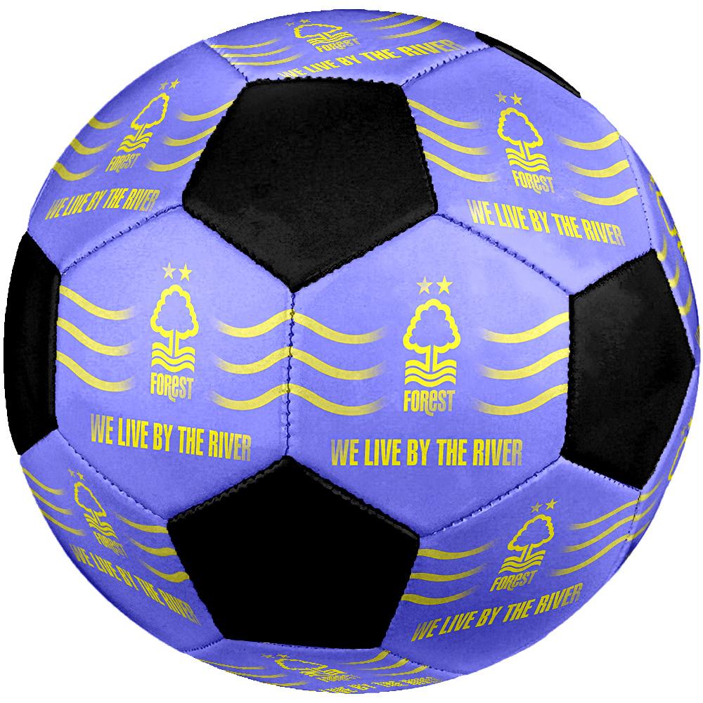 Nottingham Forest F.C Soccer Ball Colorful All Ages Machine Stitched PVC Competition Ready Durable High-Bounce.SIZE5
