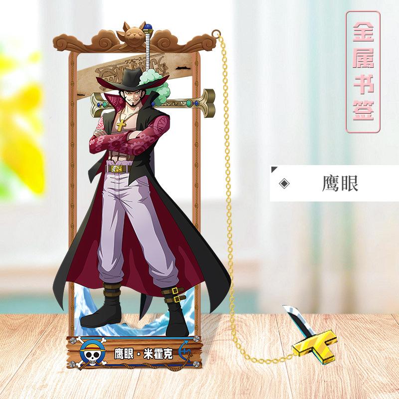 

ONE PIECE Metal Bookmarks with Various Cartoon Characters for Cosplay Fans one piece anime figure