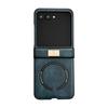 Für Motorola Razr 60 Ultra Hülle Luxus PU-Leder Magnetisch Kabelloses Laden Schutz Rückseite Abdeckung Für Moto Razr 60 50 Ultra Schale