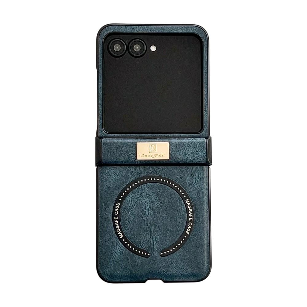 Für Motorola Razr 60 Ultra Hülle Luxus PU-Leder Magnetisch Kabelloses Laden Schutz Rückseite Abdeckung Für Moto Razr 60 50 Ultra Schale