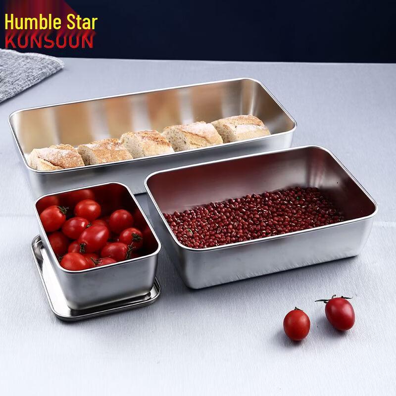 201 Stainless Steel Rectangular Food Serving Tray