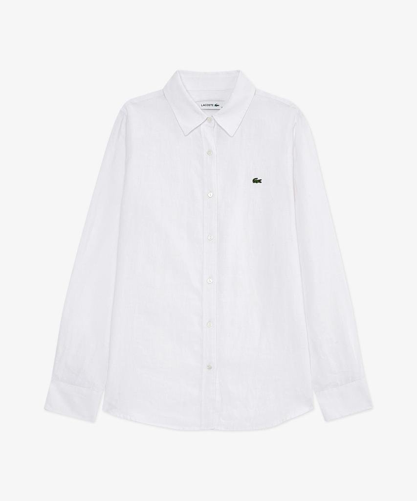 LACOSTE Women'S Regular Fit Linen Shirt Cf005E-56G 001