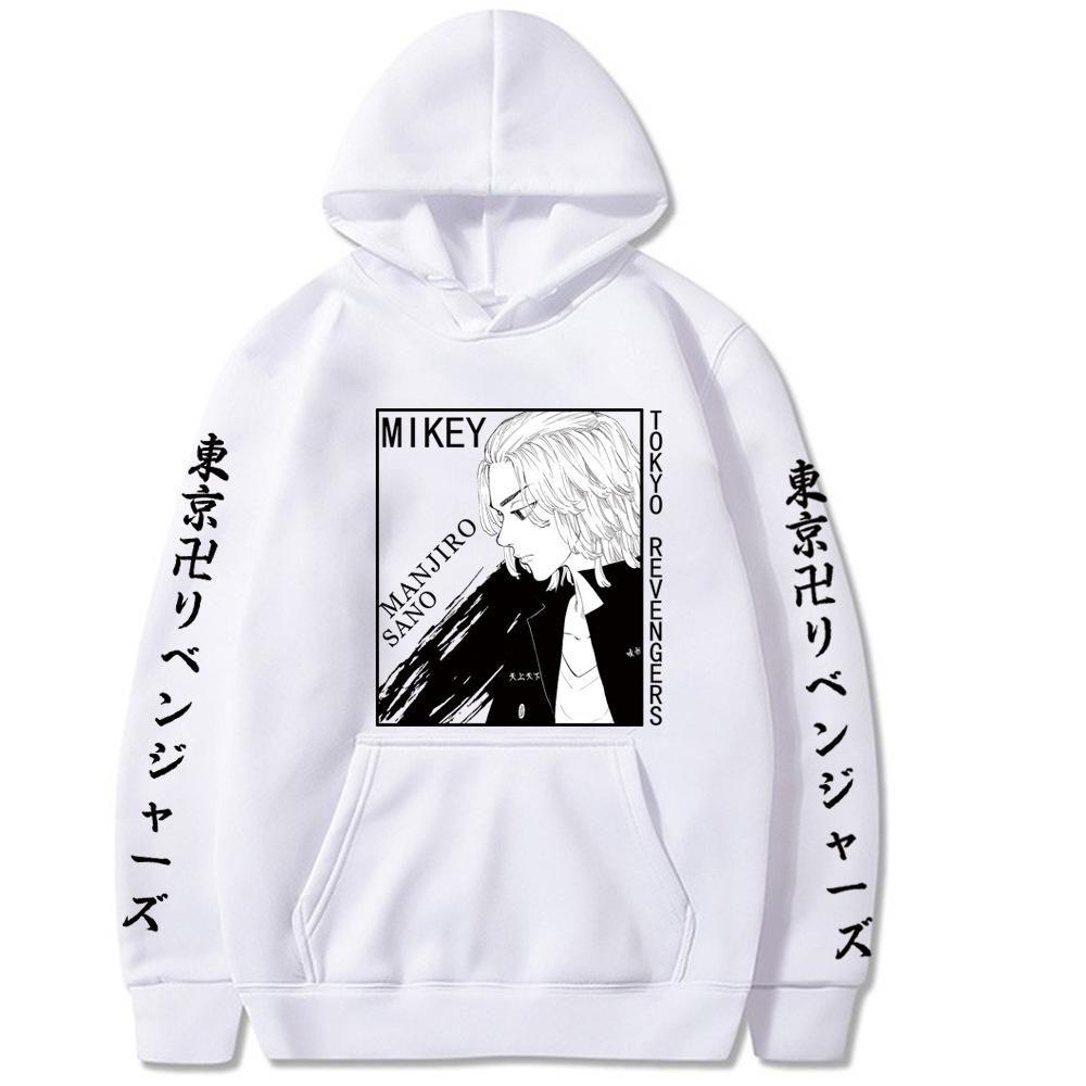 

Мужской свитер с капюшоном и принтом для пар XS