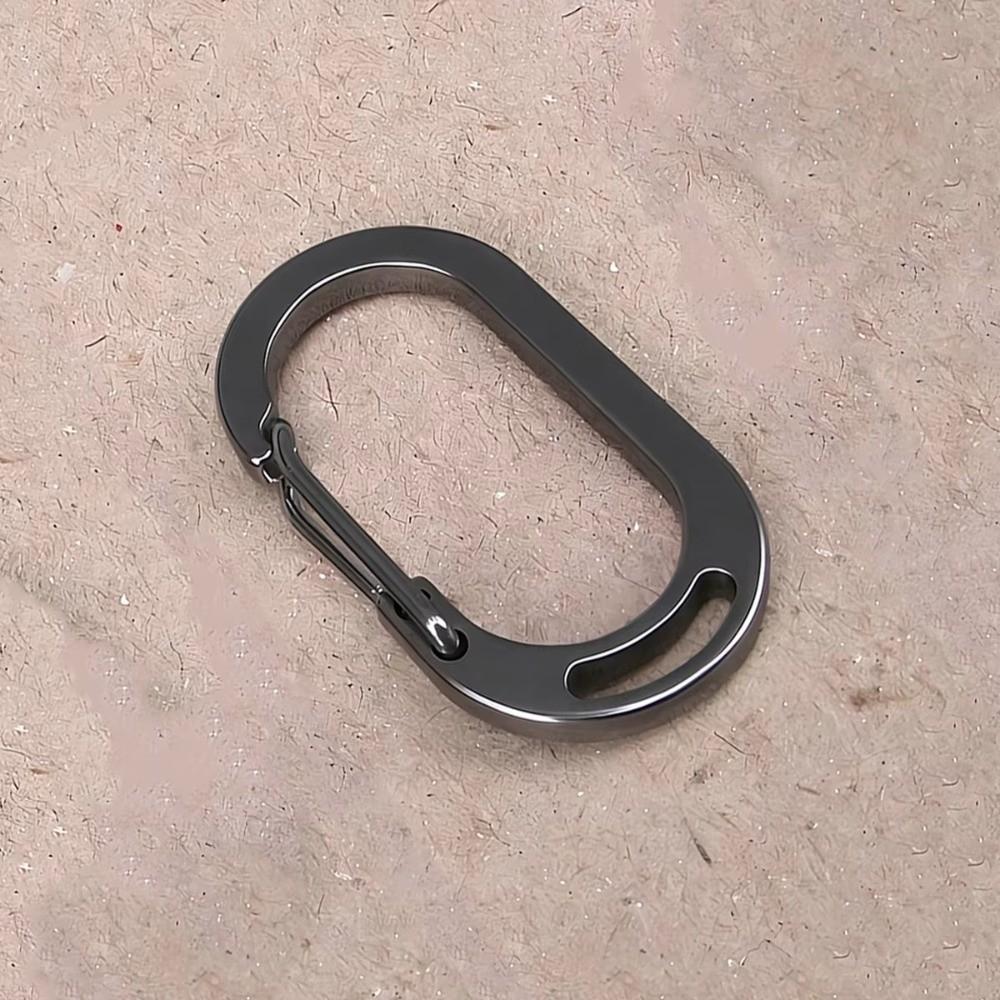 Spring Snap Design Stainless Steel Carabiner Multipurpose Backpack Buckle Hook For Outdoor Camping